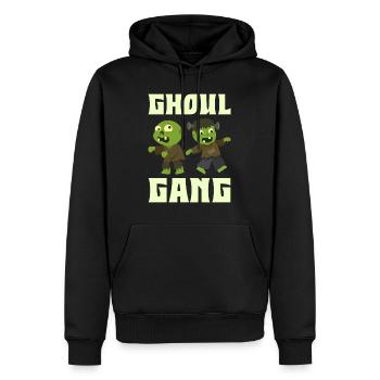 Halloween Kostüm Kinder GHUL BANDE Lustiges - Männer Premium Bio Hoodie - Schwarz - Vorne - Nico (187cm)