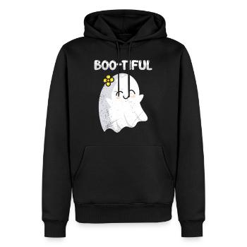 Costume d’Halloween Enfants BOO-TIFUL Drôle Halloween - Sweat à capuche Premium bio Homme - noir - Devant - Nico (187cm)