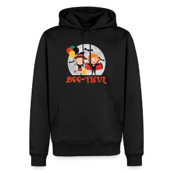 Halloween Kids BOO - TIFUL Halloween Costume - Sweat à capuche Premium bio Homme - noir - Devant - Nico (187cm)