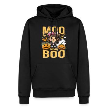 Halloween Costume MOO BOO Halloween Kids - Sweat à capuche Premium bio Homme - noir - Devant - Nico (187cm)