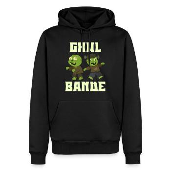Halloween Kostüm Kinder GHUL BANDE Lustiges - Männer Premium Bio Hoodie - Schwarz - Vorne - Nico (187cm)