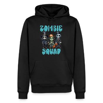 Halloween Kostüm Kinder ZOMBIE SQUAD Lustiges - Männer Premium Bio Hoodie - Schwarz - Vorne - Nico (187cm)