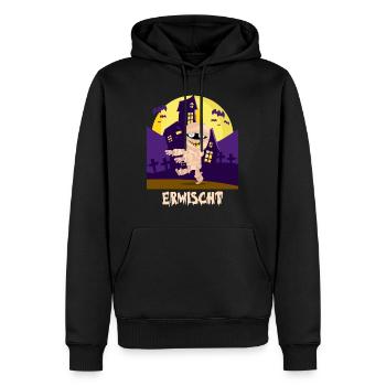 Halloween Party ERWISCHT Lustiges Halloween - Männer Premium Bio Hoodie - Schwarz - Vorne - Nico (187cm)