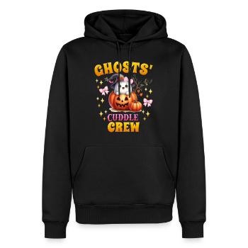 Costume d’Halloween Enfants GHOST’S CUDDLE CREW - Sweat à capuche Premium bio Homme - noir - Devant - Nico (187cm)