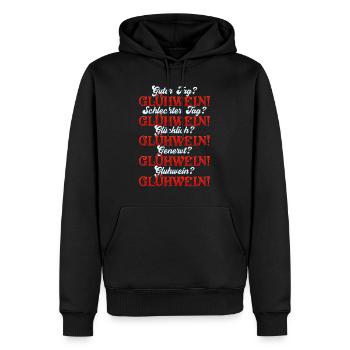 Glühweinstand GOOD DAY MULLED WINE BAD DAY MULLED - Männer Premium Bio Hoodie - Schwarz - Vorne - Nico (187cm)