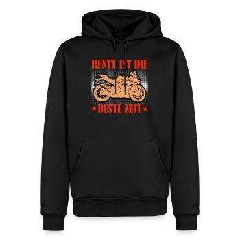 Ruhestand RENTE IST DIE BESTE ZEIT Lustiges - Männer Premium Bio Hoodie - Schwarz - Vorne - Nico (187cm)