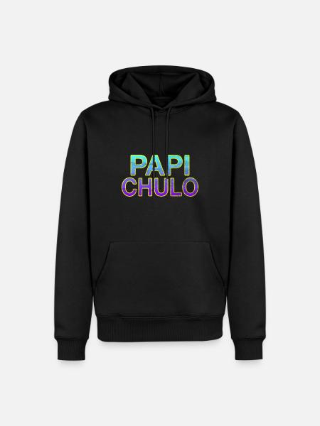 Papi Chulo - Stylish lettering - Men’s Premium Organic Hoodie - black