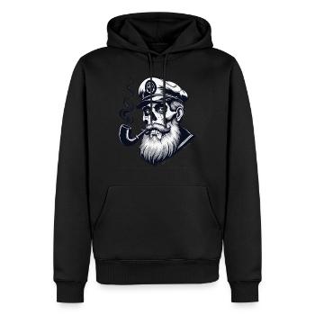 St.Pauli Kiez Hamburg Totenkopf Sankt Pauli - Sweat à capuche Premium bio Homme - noir - Devant - Nico (187cm)
