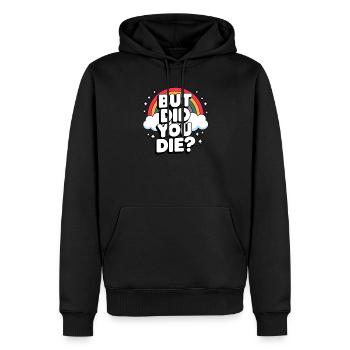 Mais êtes-vous mort ? Fitness Workout Gym - Sweat à capuche Premium bio Homme - noir - Devant - Nico (187cm)