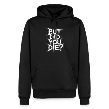 Mais êtes-vous mort ? Fitness Workout Gym - Sweat à capuche Premium bio Homme - noir - Devant - Nico (187cm)