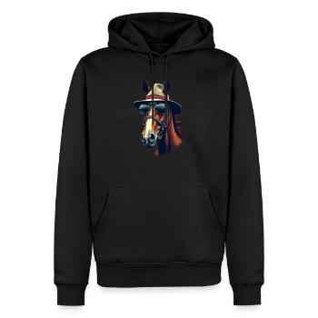 Pferderennen Derby Tag Lustiges Rennpferd Derby - Männer Premium Bio Hoodie - Schwarz - Vorne - Nico (187cm)