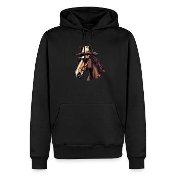 Pferderennen Derby Tag Lustiges Rennpferd Derby - Männer Premium Bio Hoodie - Schwarz - Vorne - Nico (187cm)