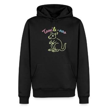 Toodle-oo Kangourou Australie Lover Kangourou - Sweat à capuche Premium bio Homme - noir - Devant - Nico (187cm)