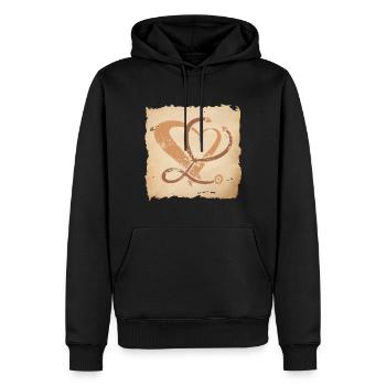 Arzt / Krankenschwester Vintage Stethoskop Art - Männer Premium Bio Hoodie - Schwarz - Vorne - Nico (187cm)