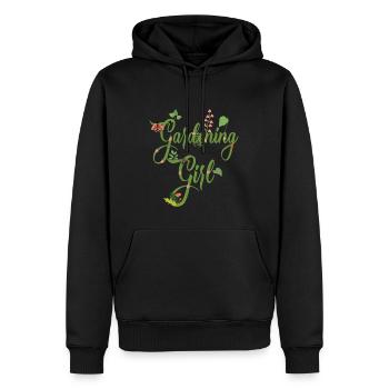 Garten Motiv Gärtner & Gärtnerin Spruch - Männer Premium Bio Hoodie - Schwarz - Vorne - Nico (187cm)