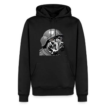 Cane Corso - Men’s Premium Organic Hoodie - black - Front - Nico (187cm)
