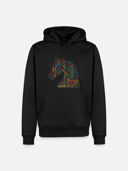 Chess Openings - Men’s Premium Organic Hoodie - black