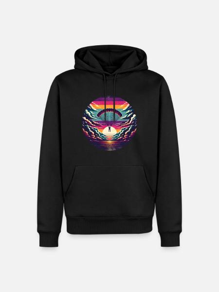 Skydiving - Men’s Premium Organic Hoodie - black