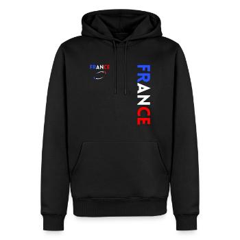 Rugbyspieler Fan Rugby Fan Rugby Frankreich - Männer Premium Bio Hoodie - Schwarz - Vorne - Nico (187cm)
