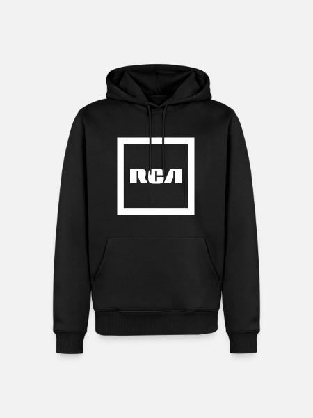 RCA Logo Classic - Men’s Premium Organic Hoodie - black