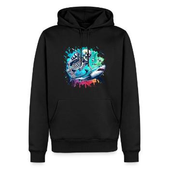 Tauchen Taucher - Männer Premium Bio Hoodie - Schwarz - Vorne - Nico (187cm)