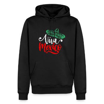 Viva Mexico - Cinco de Mayo - Fiesta Party - Männer Premium Bio Hoodie - Schwarz - Vorne - Nico (187cm)