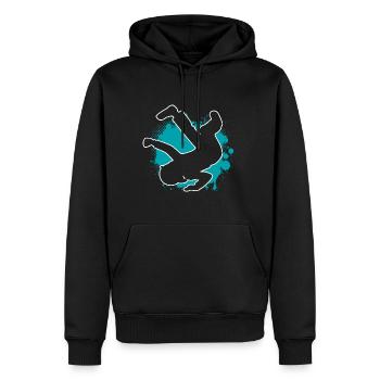 Breakdancer Breakdancing Junge - Männer Premium Bio Hoodie - Schwarz - Vorne - Nico (187cm)