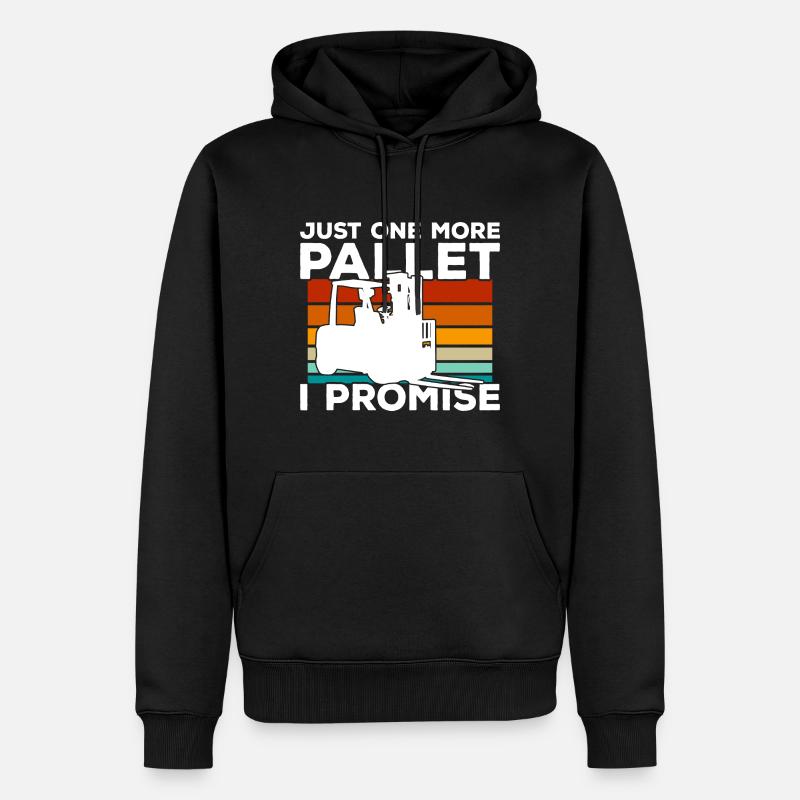 Gabelstaplerfahrer Gabelstaplerfahrer - Männer Premium Bio Hoodie - Schwarz