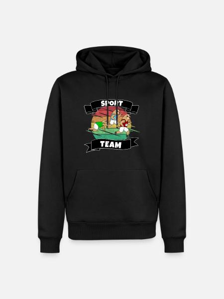 Sport team - Men’s Premium Organic Hoodie - black