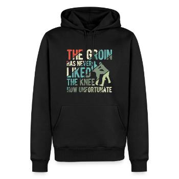 Israelischer Kampfsport Krav Maga - Männer Premium Bio Hoodie - Schwarz - Vorne - Nico (187cm)