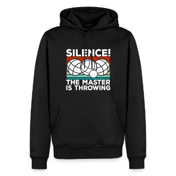Bocce Boule Bocce Gift Bocce Ball - Men’s Premium Organic Hoodie - black - Front - Nico (187cm)