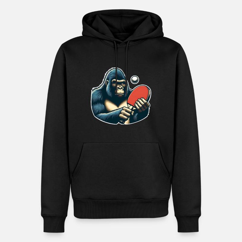 Ping-pong - Sweat à capuche Premium bio Homme - noir