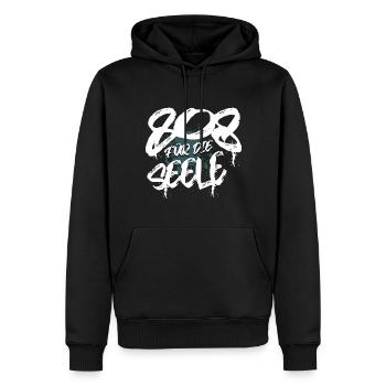 808 Synthesizer Analog Drum Machine - Männer Premium Bio Hoodie - Schwarz - Vorne - Nico (187cm)