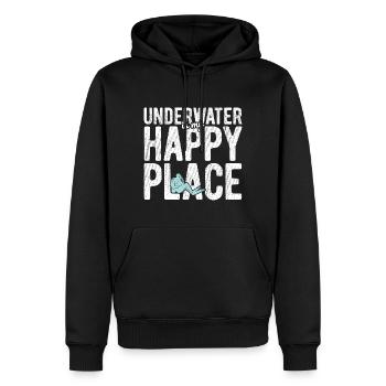 Apnoetaucher Freitaucher Taucher - Männer Premium Bio Hoodie - Schwarz - Vorne - Nico (187cm)