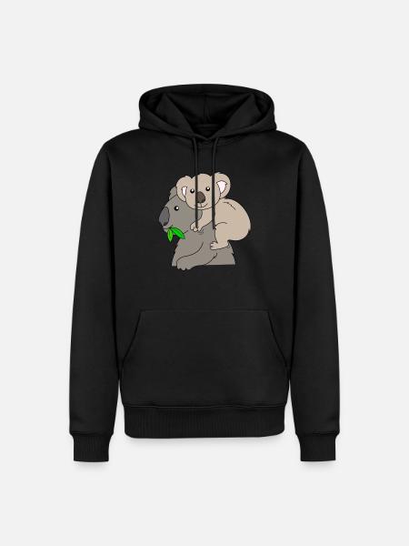 Koala koala bears - Men’s Premium Organic Hoodie - black