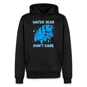 Wasserbär egal Tardigrade Mikrobiologie Geschenk - Männer Premium Bio Hoodie - Schwarz - Vorne - Nico (187cm)