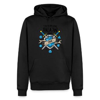 Ich bin seit 1994 ein erstaunlicher Paladin - Männer Premium Bio Hoodie - Schwarz - Vorne - Nico (187cm)