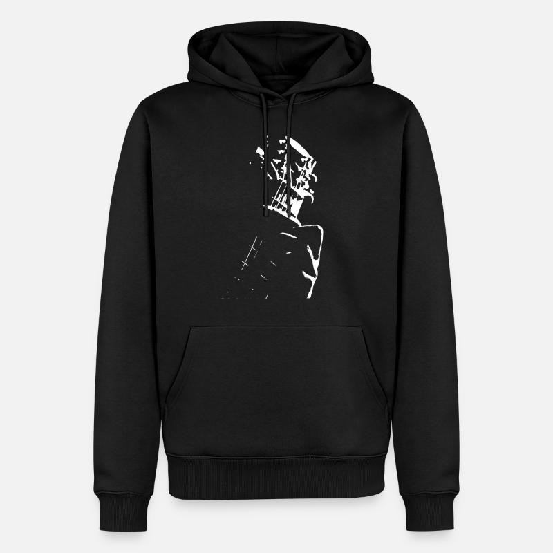 Guitaristes Guitaristes Guitaristes Guitariste - Sweat à capuche Premium bio Homme - noir