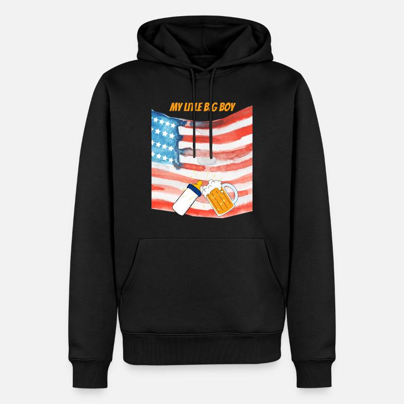 Father Gift Nice One - Männer Premium Bio Hoodie - Schwarz
