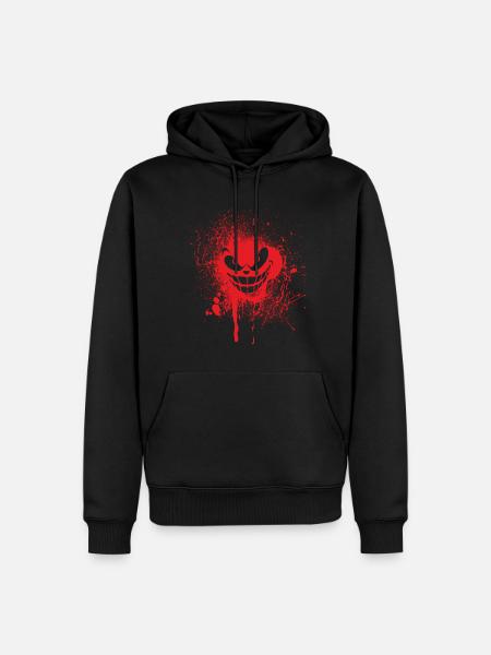 Joker Blood Design - Men’s Premium Organic Hoodie - black