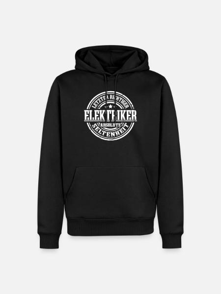 Elektriker Absolute Seltenheit - Männer Premium Bio Hoodie - Schwarz