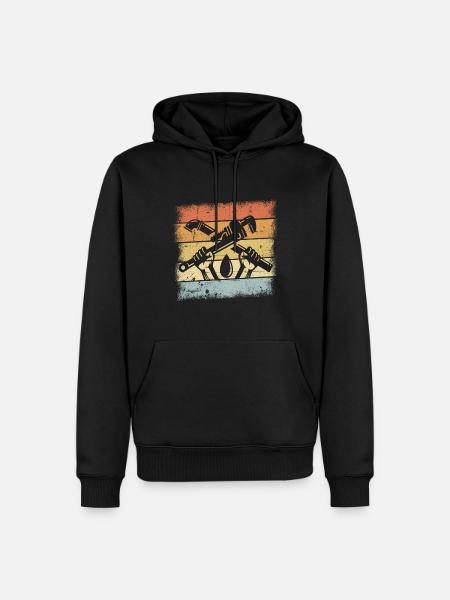 Plumber - Men’s Premium Organic Hoodie - black