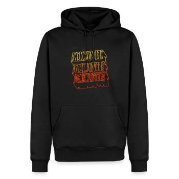 Alicante Spanien Stadt Skyline Heimat Schrift - Männer Premium Bio Hoodie - Schwarz - Vorne - Nico (187cm)