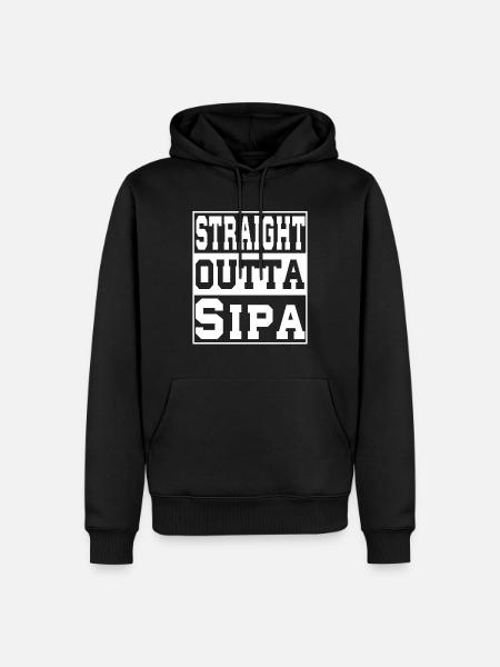 Sipan saying funny - Men’s Premium Organic Hoodie - black
