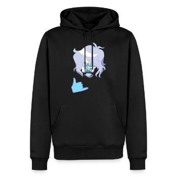 Me Series - Call Me - Men’s Premium Organic Hoodie - black - Front - Nico (187cm)