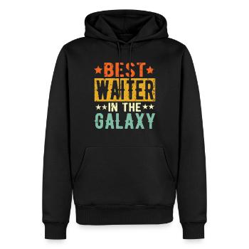 Best Kellner ever Kellner Geschenk - Männer Premium Bio Hoodie - Schwarz - Vorne - Nico (187cm)
