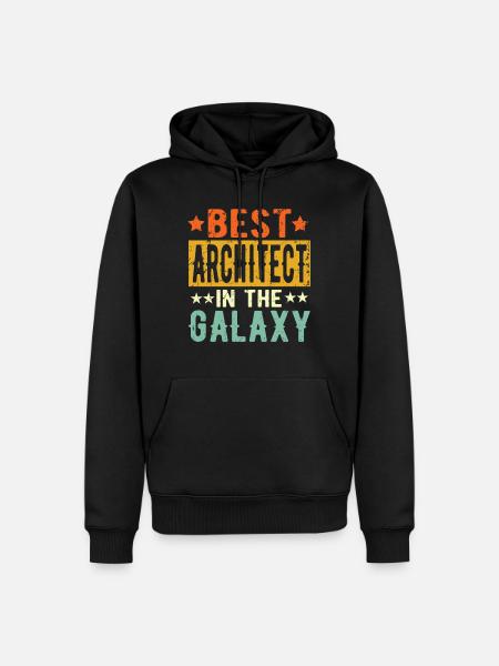 Best Architect ever Architect Gift - Men’s Premium Organic Hoodie - black