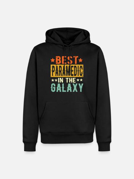 Best paramedic ever - Men’s Premium Organic Hoodie - black