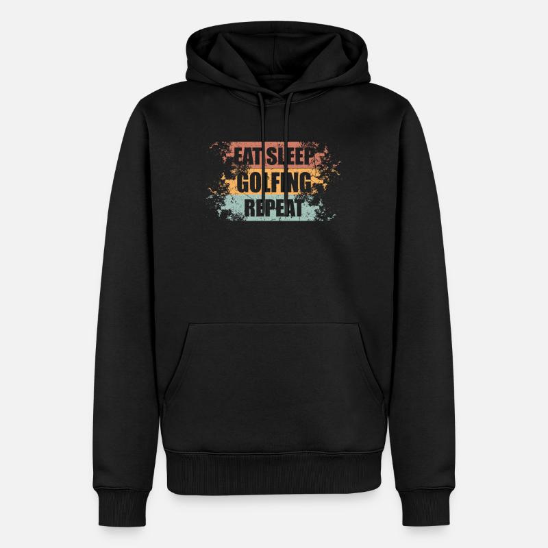 Throwball disant drôle - Sweat à capuche Premium bio Homme - noir