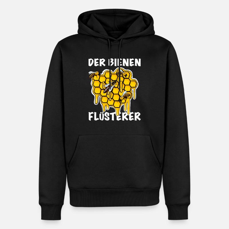 Imker der Bienen Flüsterer - Männer Premium Bio Hoodie - Schwarz